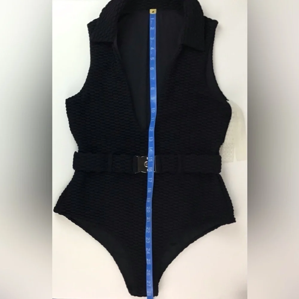 NWT Devon Windsor Stella Black One Piece Swimsuit | XL (10/12) - Picture 8 of 13